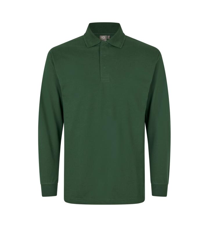 PRO Wear Langarm-Poloshirt | Druckknopf