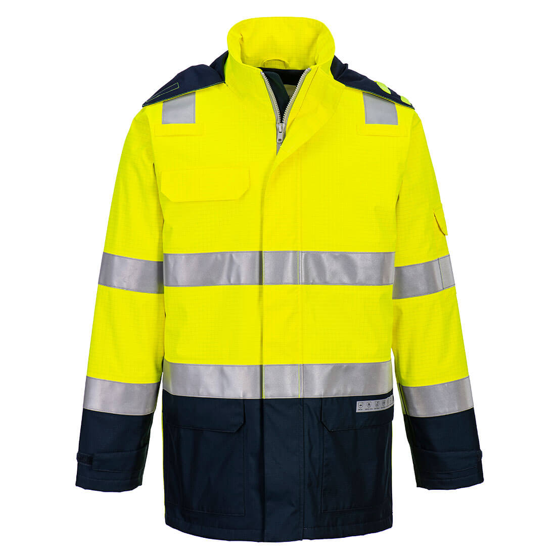 Bizflame Rain+ Hi-Vis Multinorm Kontrast FR Jacke