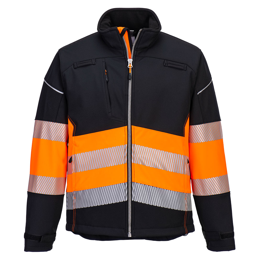 PW3 Hi-Vis Softshelljacke Klasse 1 (3L)
