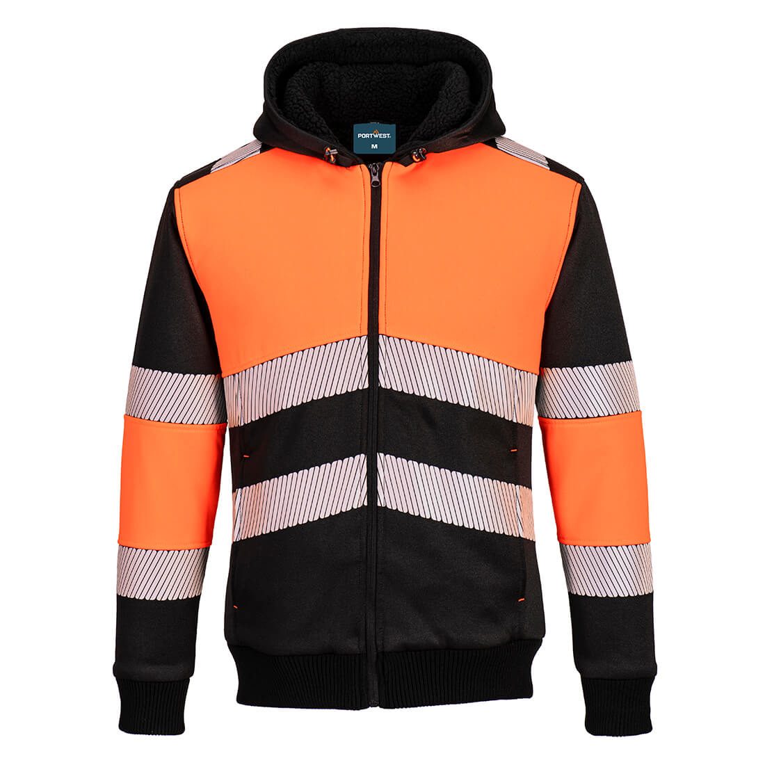 PW3 Hi-Vis Winter Kapuzenjacke Klasse 1