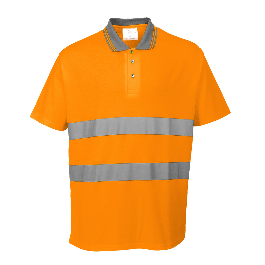 Hi-Vis Cotton Comfort Poloshirt kurzarm