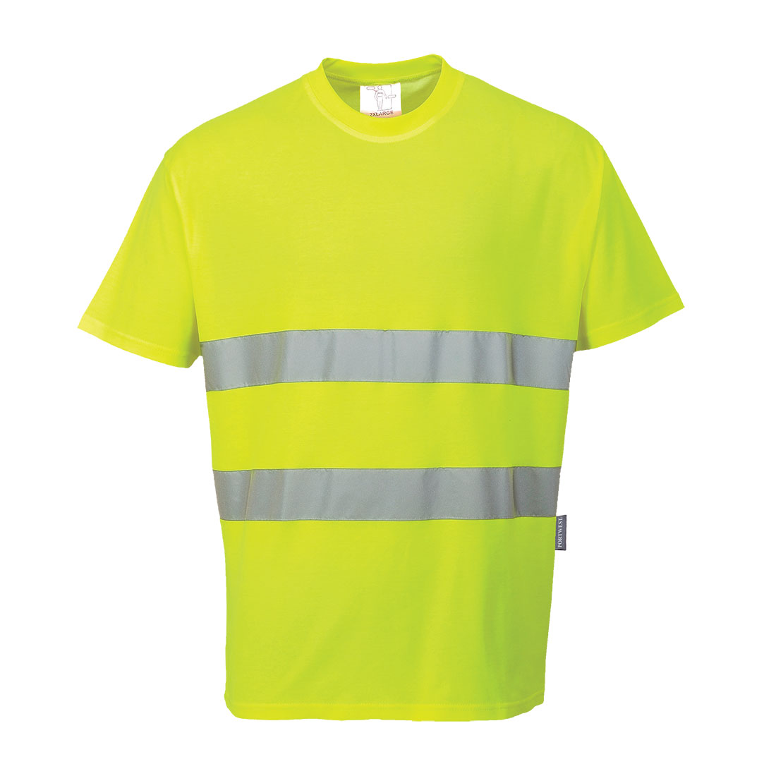 Hi-Vis Cotton Comfort-T-Shirt kurzarm