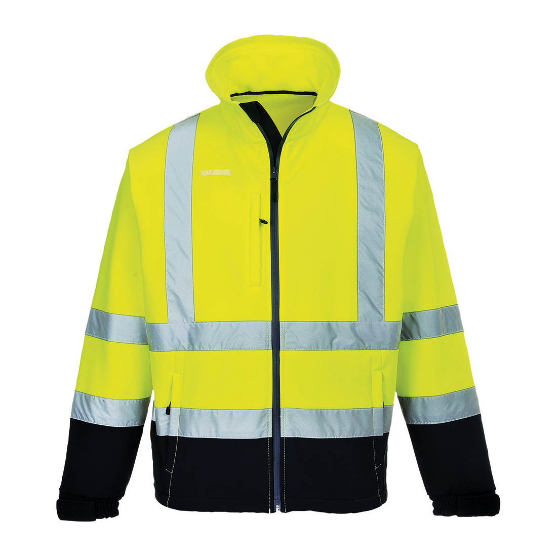 Hi-Vis Kontrast Softshelljacke (3L)