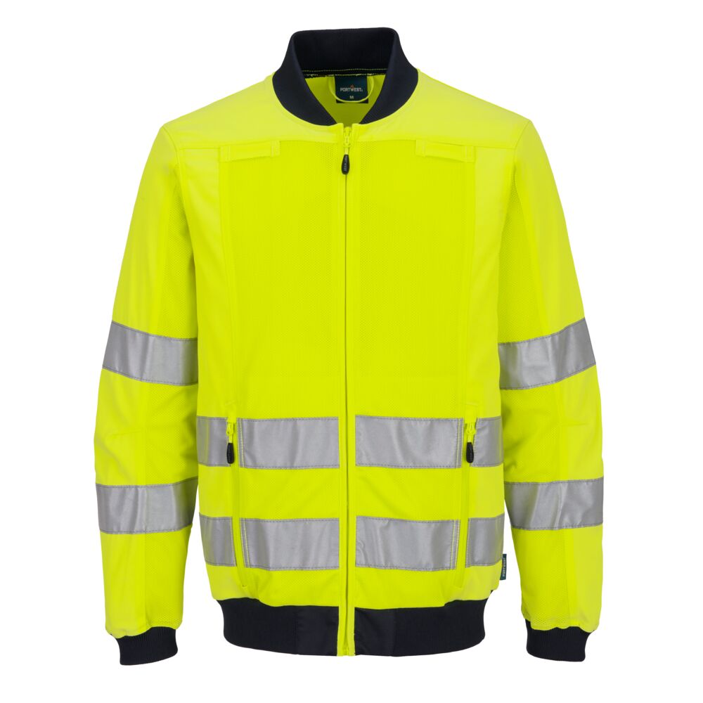 Warnschutz Mesh Panel Arbeitsjacke